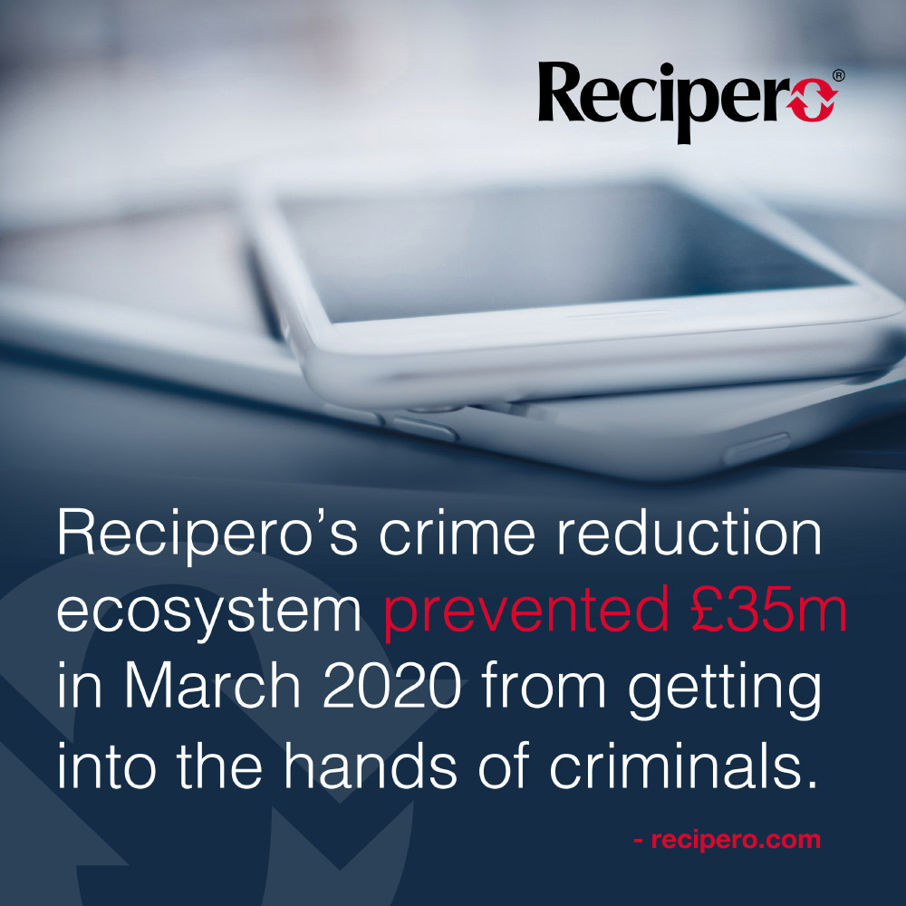 Recipero Prevents Criminals From a Gain of £35M