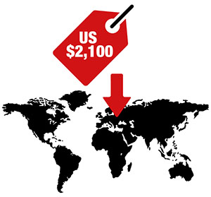 Map of the world